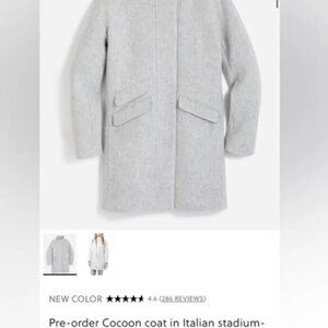 Jcrew Italian Wool Coat